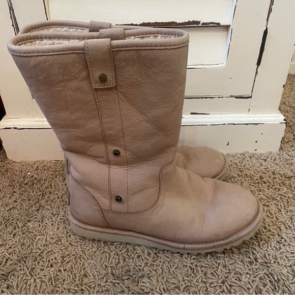 UGG Australia Malinda convertible Boot Sand Fawn Sheepskin Size 6 Uggs Winter - Picture 8 of 16